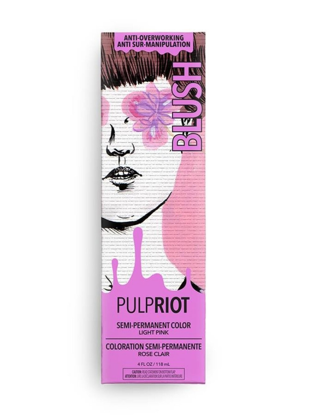 Semi-Permanent Hair Color - Light Pink Blush